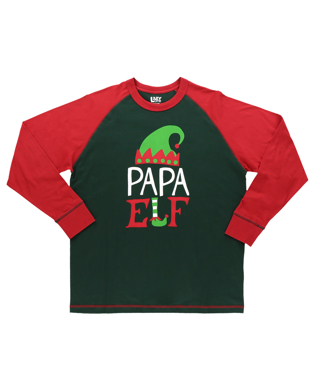 Papa Elf Long Sleeve PJ Tee Medium