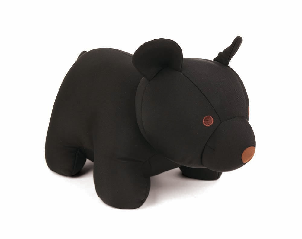 Zip And Flip Bear Head Rest Black