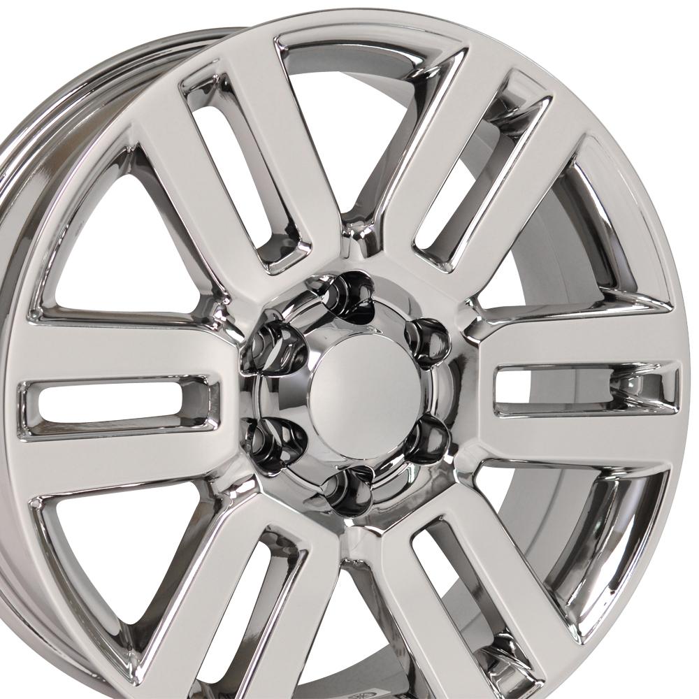 OE Wheels TY10 20x7 6x139.7 15et Chrome Wheel SET