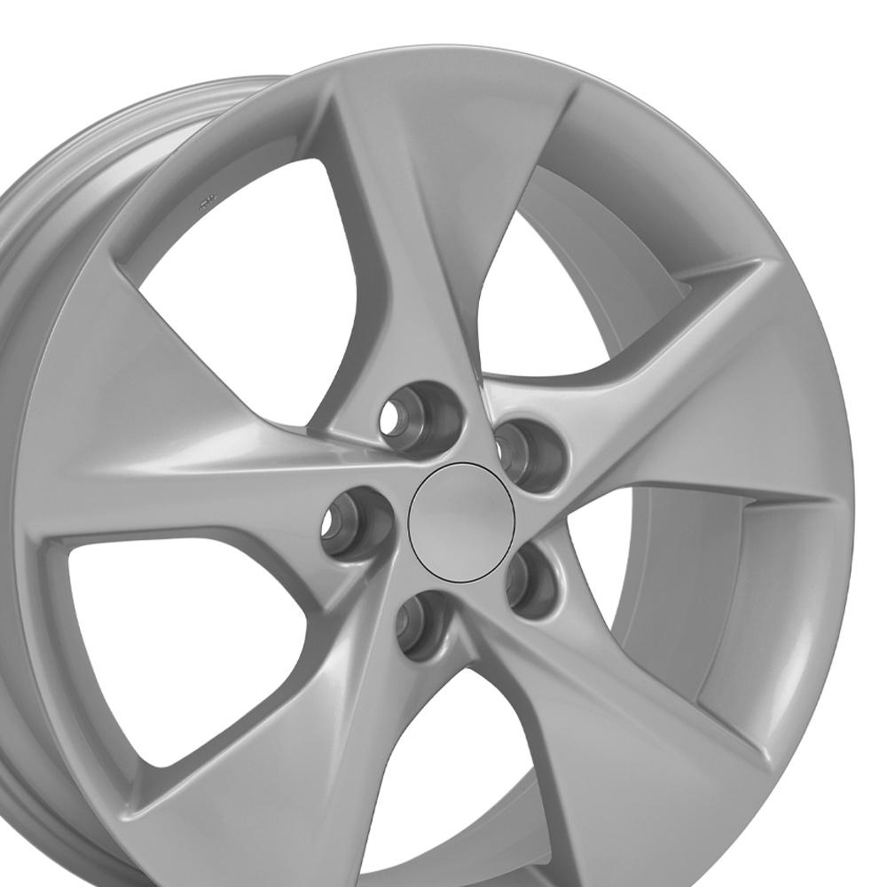 OE Wheels TY12 18x7.5 5x114.3 45et Gloss Silver Wheel SET