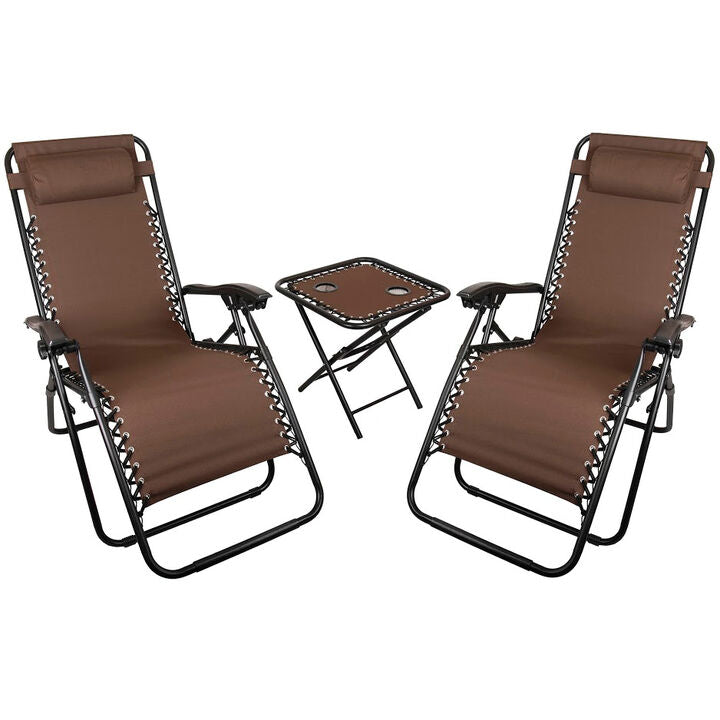 World Famous Sports 2 Zero Gravity Chairs & Table Package (In-store Pickup Only)