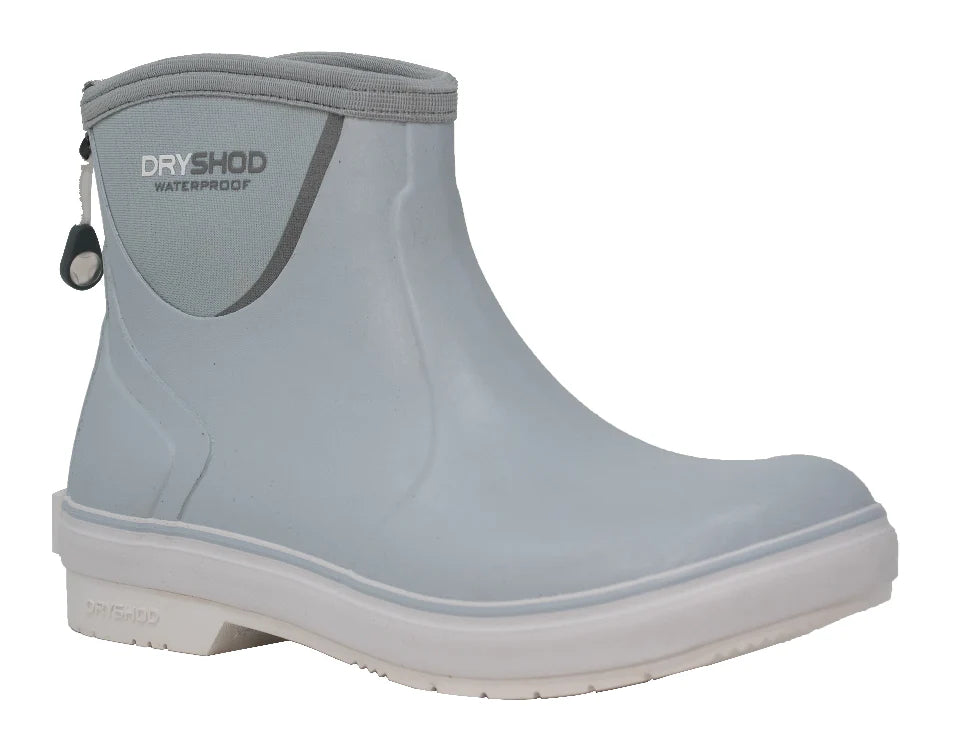 DryShod Slipnot Ankle Women’s Deck Boot Ghost Grey Size 6
