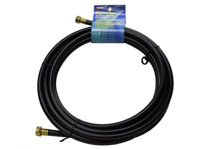 Valterra W01-0011 Fresh Water Ebonyline Hose 1/2" x 15' High Pressure - Black