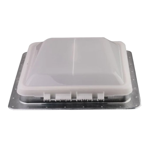 Ventline | Complete Powered Roof Vent - Powered Lid and Fan | V2119-601-00 | 14" x 14" | White | 12v DC
