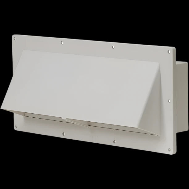 Ventline | Range Wall Exhaust Vent | BV2111-61 | Locking | White