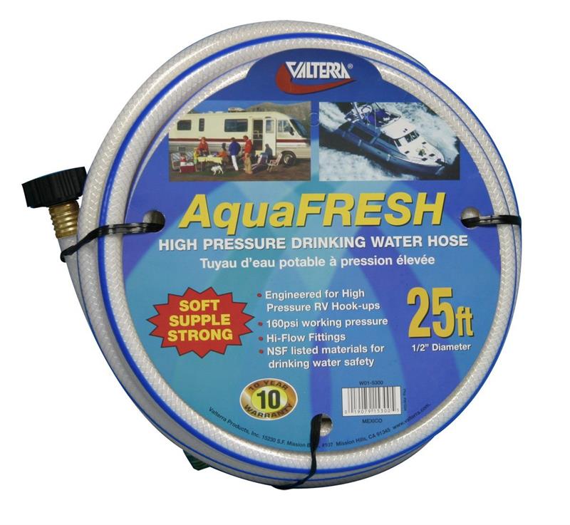 Valterra W01-5300 Aquafresh Drinking Water Hose - 1/2" x 25'