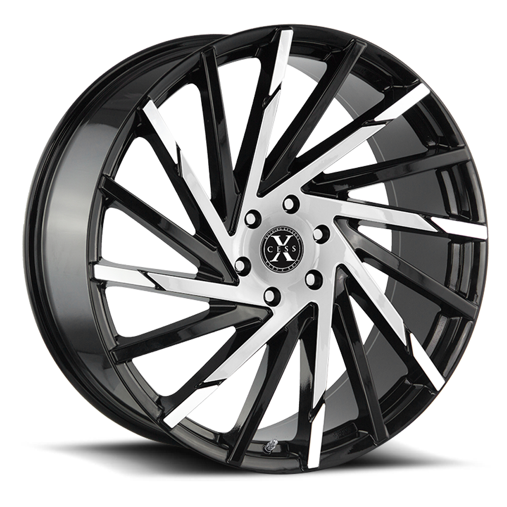 XCESS X02 X02 26X10 26MM 6X139.7 GLOSS BLACK MACHINED | X02663926GBM