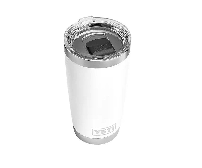 Yeti Rambler 20 oz Tumbler with Magslider Lid - White