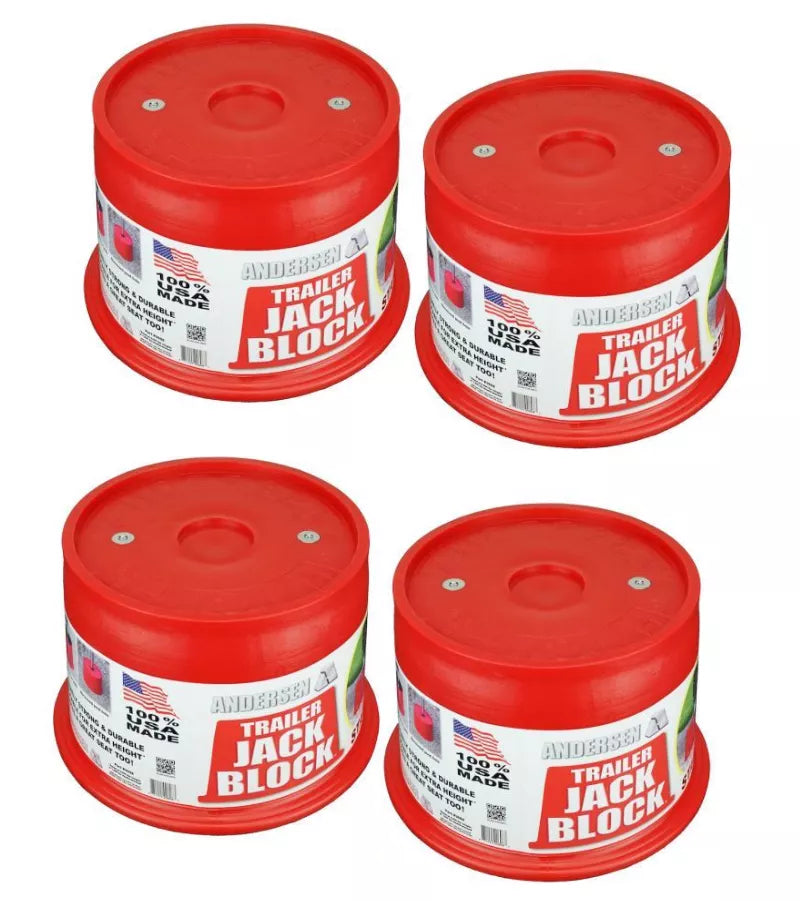 Andersen | Trailer Jack Block | 3608-4 | 4 Pack Bundle