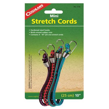 Coghlan'S 516 4Pk 10" Mini Stretch Cord