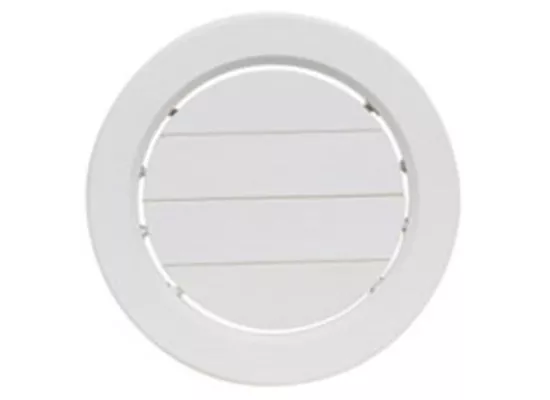 Valterra | 5" Adjustable A/C Ceiling Register | A10-3358VP | Round | White