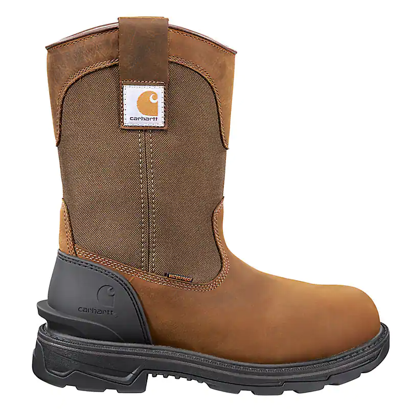 Carhartt Ironwood Waterproof 11" Soft Toe Wellington 11M Bison Brown Oil Tan