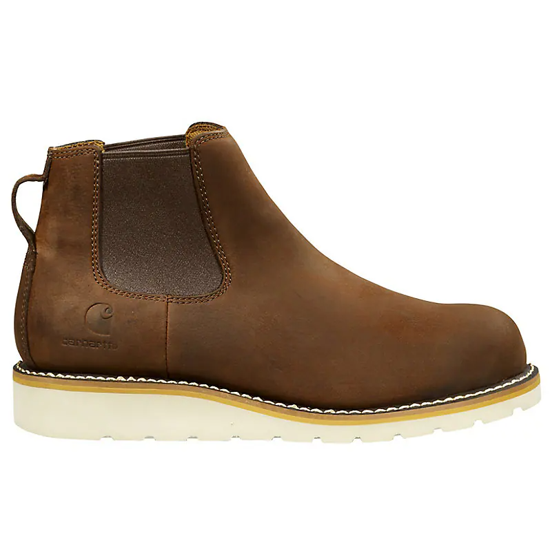 Carhartt Women's Chelsea Wedge Boot 9.5M Brown Oil Tanned