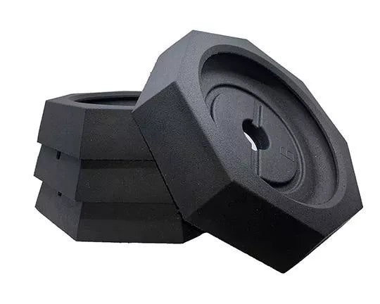 SnapPad | Grand Octagon 4-Pack Two 10" & Two 12" Round Jack Pads | EQ812SP4