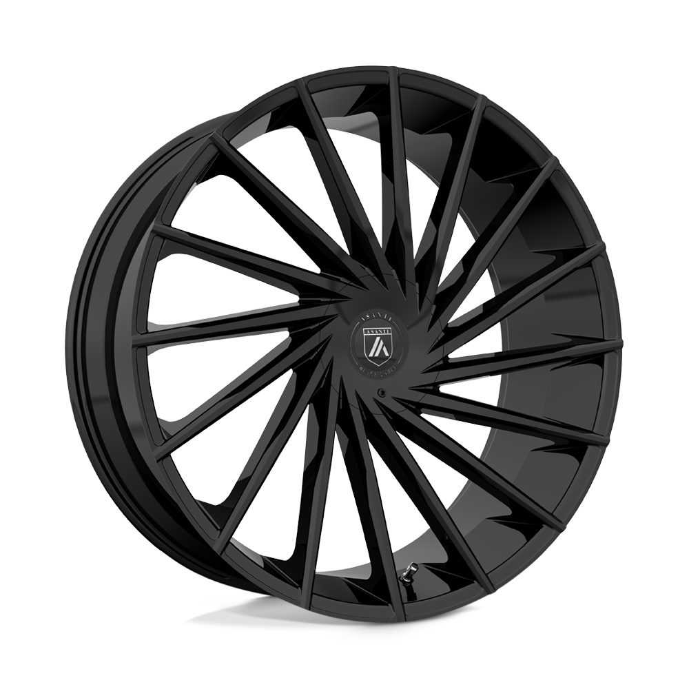 Asanti Black ABL-18 MATAR 22x9 15 BLANK/BLANK Gloss Black