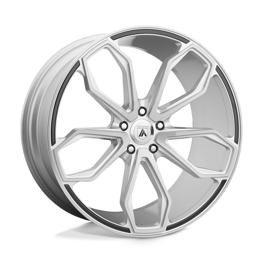 Asanti Black ABL-19 ATHENA 22x10.5 35 BLANK/BLANK Brushed Silver
