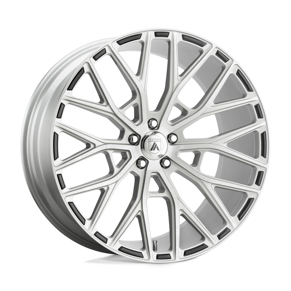 Asanti Black ABL-21 LEO 20x10.5 38 BLANK/BLANK Brushed Silver