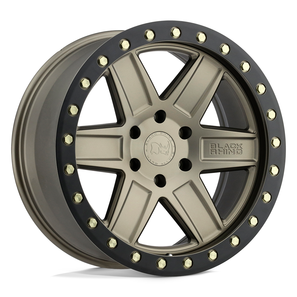 Black Rhino ATTICA 17X9 0 5X139.7/5X5.5 MATTE BRONZE W/ BLACK RING