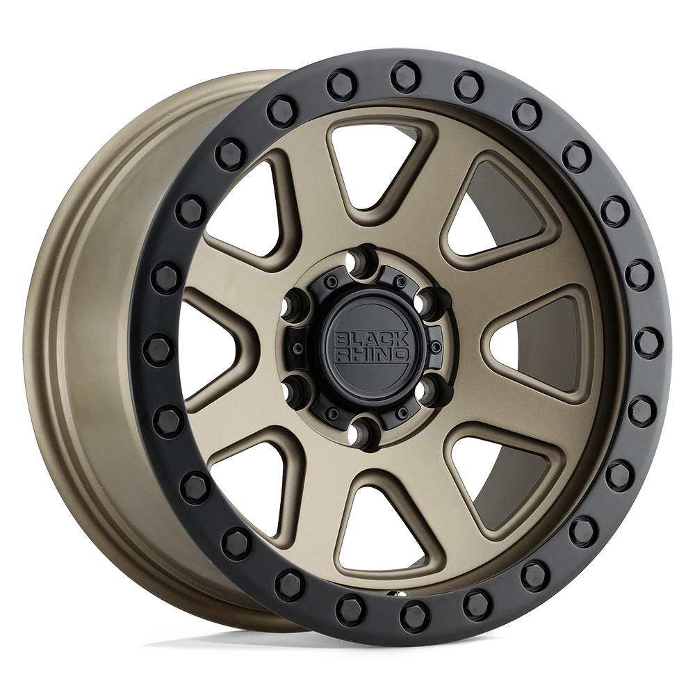 Black Rhino BAKER 17X8.5 -18 6X139.7/6X5.5 MATTE BRONZE W/ BLACK RING
