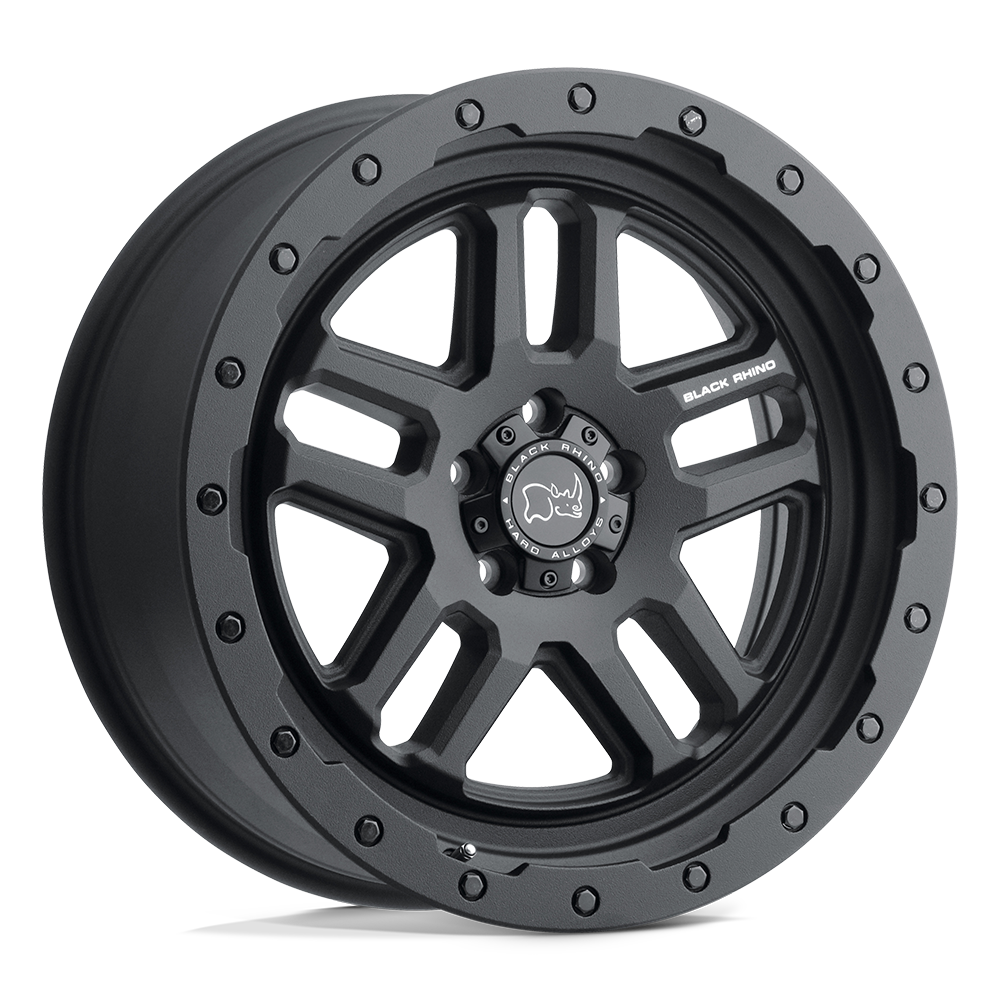 Black Rhino BARSTOW 17X8 30 5X127/5X5.0 TEXTURED MATTE BLACK