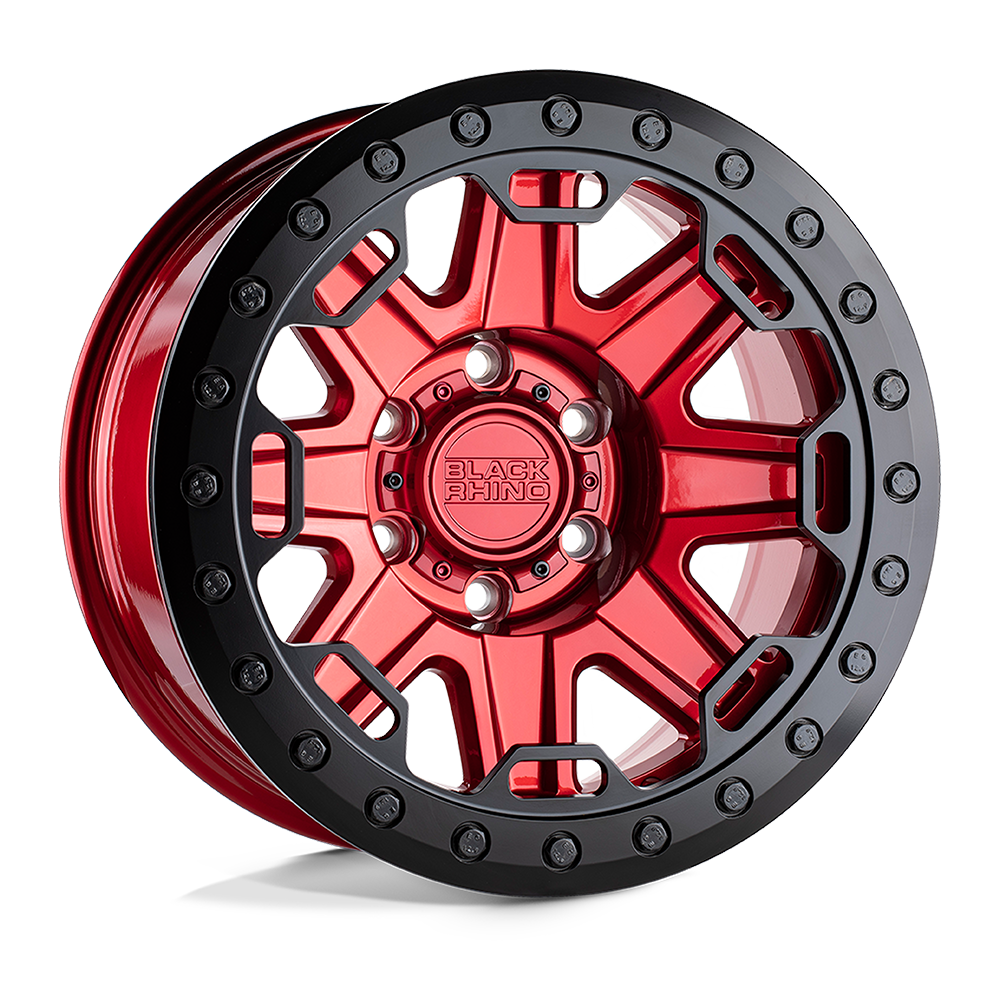 Black Rhino RIFT 17X8.5 -38 8X170/8X6.7 CANDY RED W/ BLACK RING