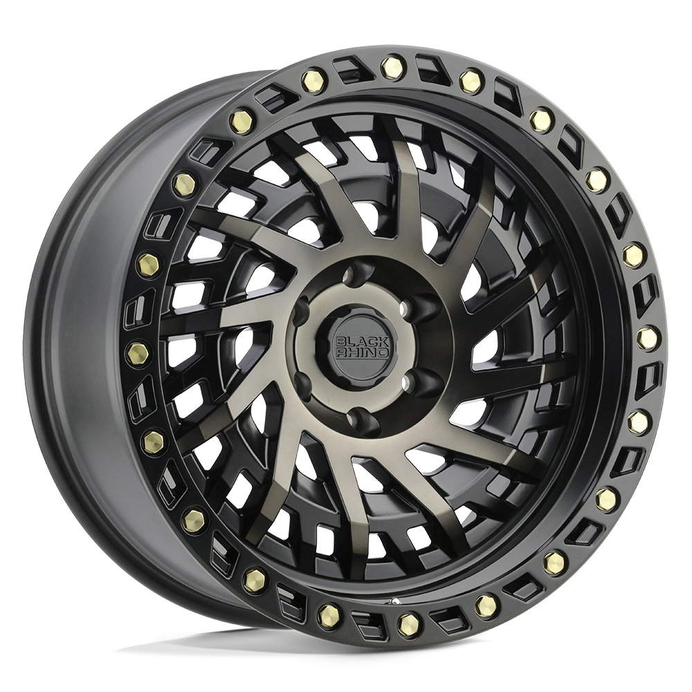 Black Rhino SHREDDER 17X9 0 5X139.7/5X5.5 MATTE BLACK W/ MACHINED DARK TINT