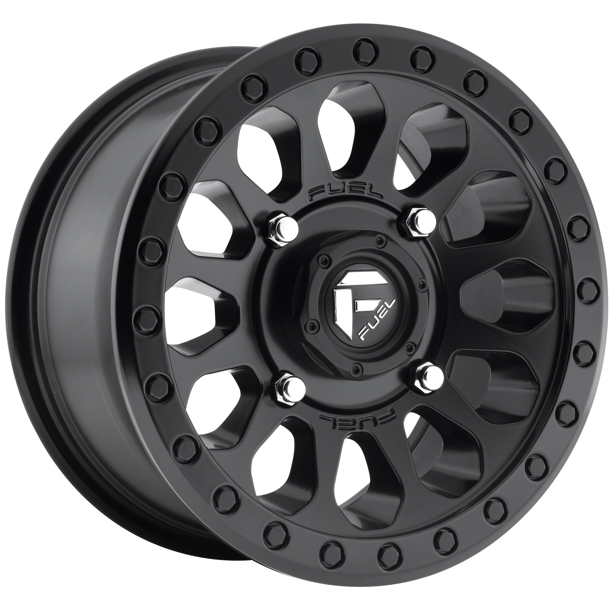 Fuel UTV D579 VECTOR UTV 14x7 38 4x137/4x137 MATTE BLACK