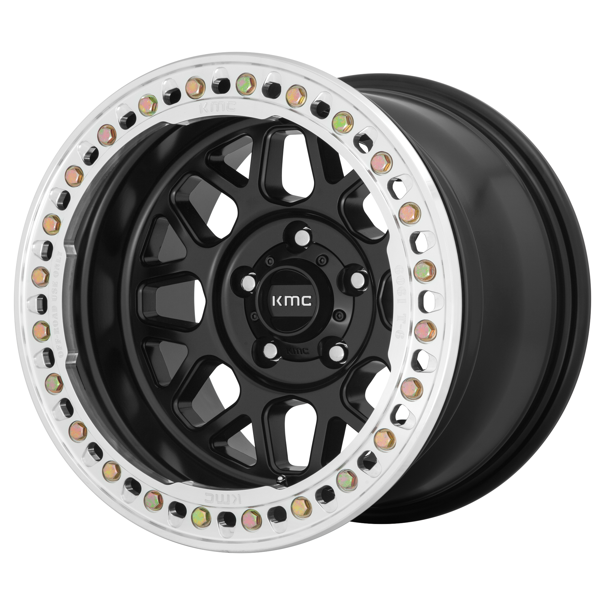 KMC KM235 GRENADE CRAWL 17x9 -38 5x127/5x5.0 Satin Black