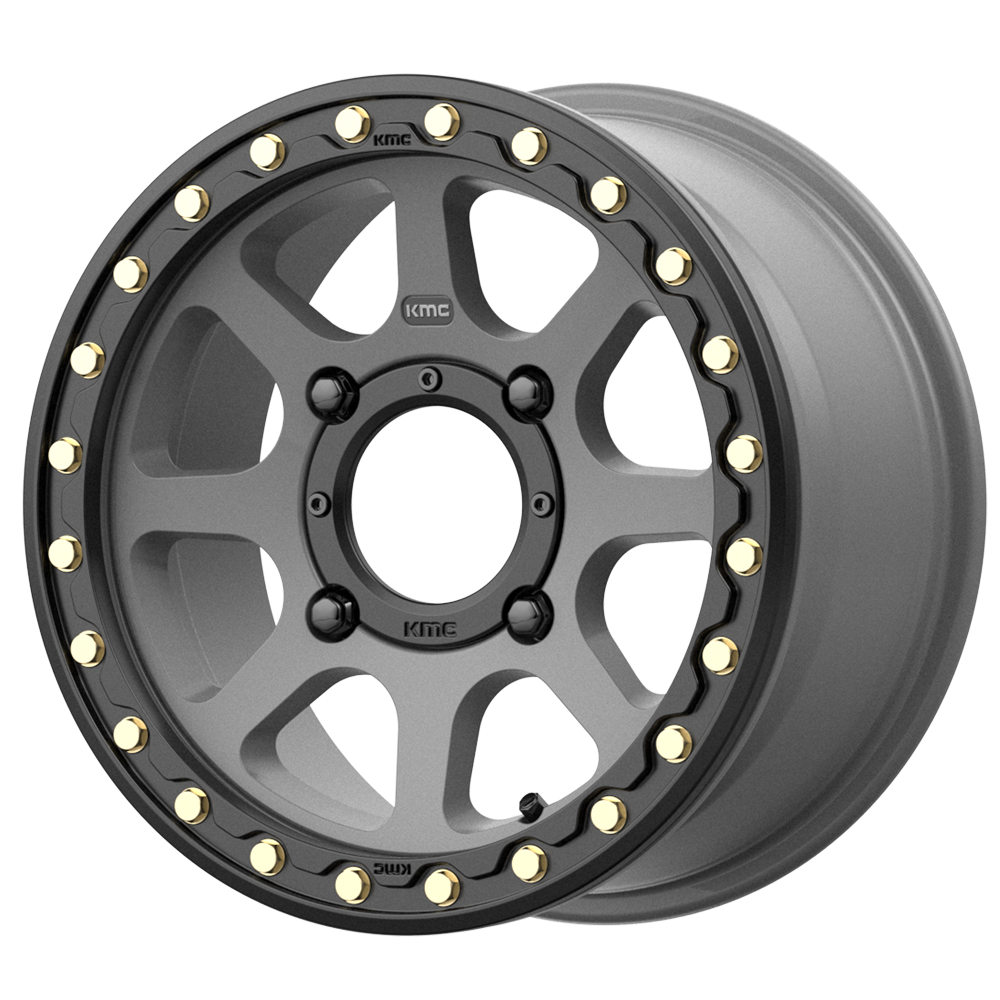 KMC Powersports KS234 ADDICT 2 BEADLOCK 14x7 38 4x156/4x156 Satin Gray