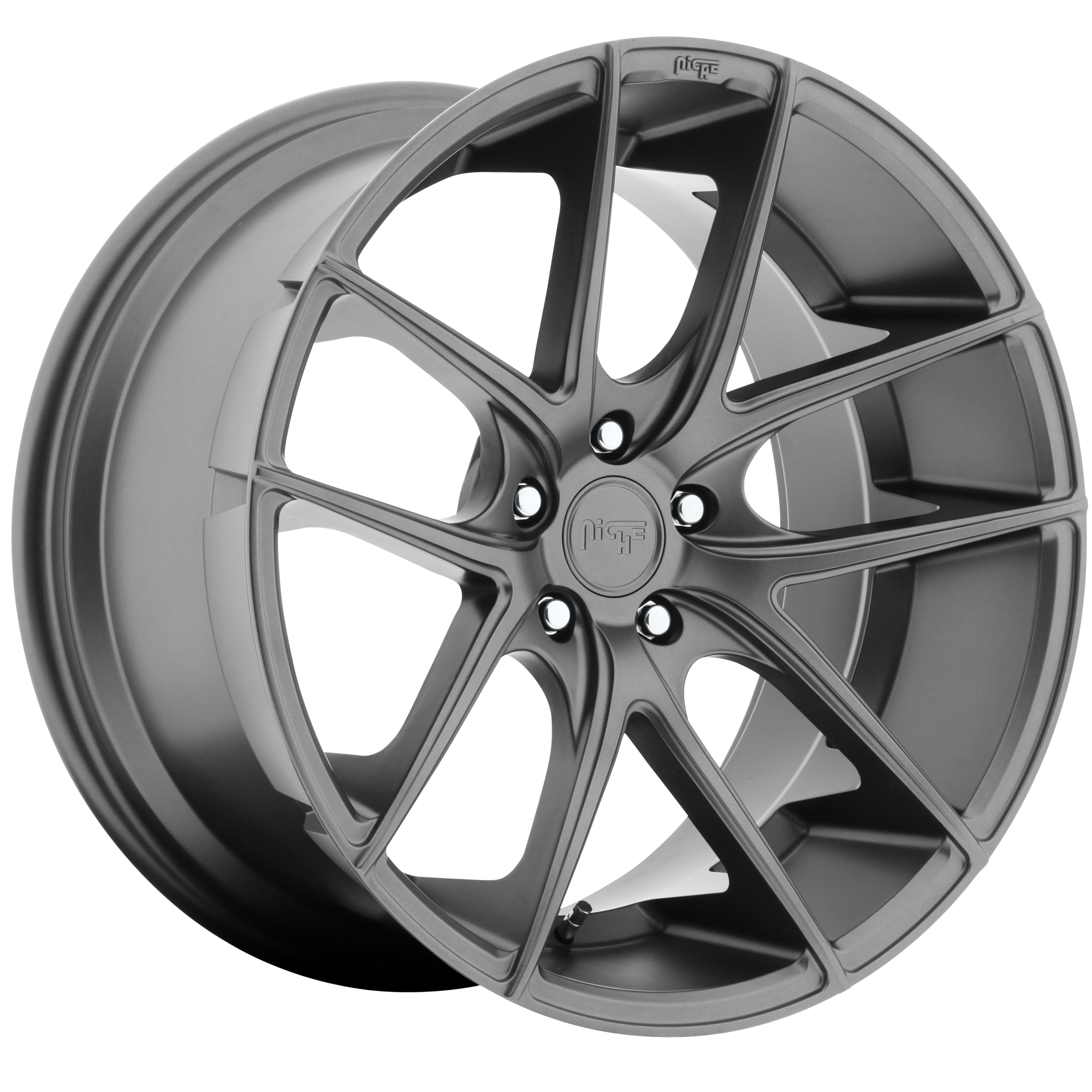 Niche 1PC M129 TARGA 20x8.5 35 5x114.3/5x4.5 MATTE GUN METAL