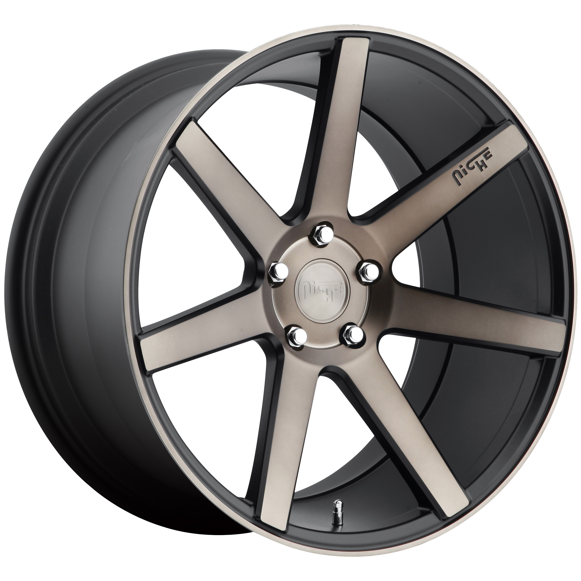 Niche 1PC M150 VERONA 19x8.5 35 5X120/5X4.72 MATTE BLACK MACHINED