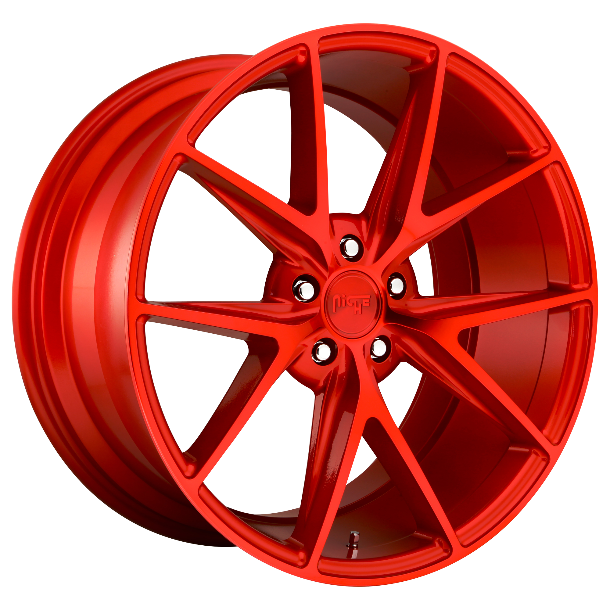 Niche 1PC M186 MISANO 19x8.5 35 5X120/5X4.72 CANDY RED