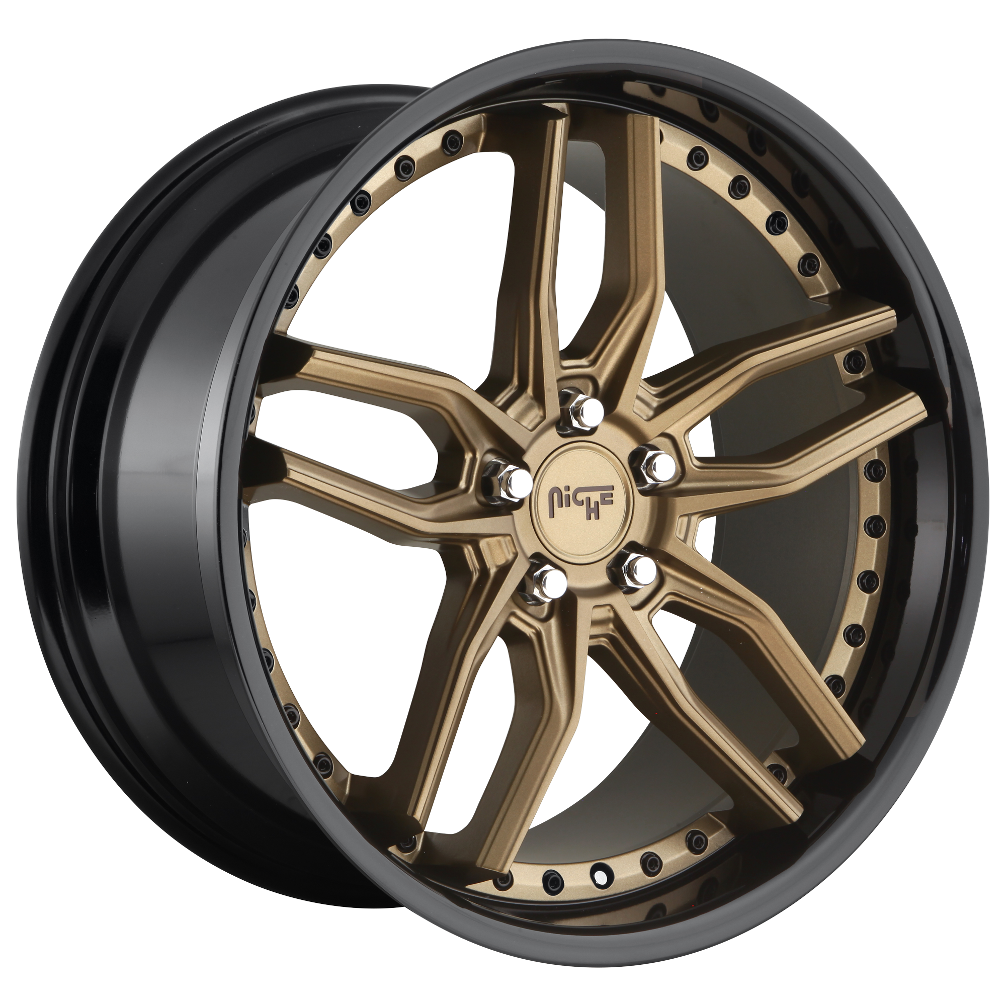 Niche 1PC M195 METHOS 19x8.5 35 5x114.3/5x4.5 MATTE BRONZE BLACK BEAD RING