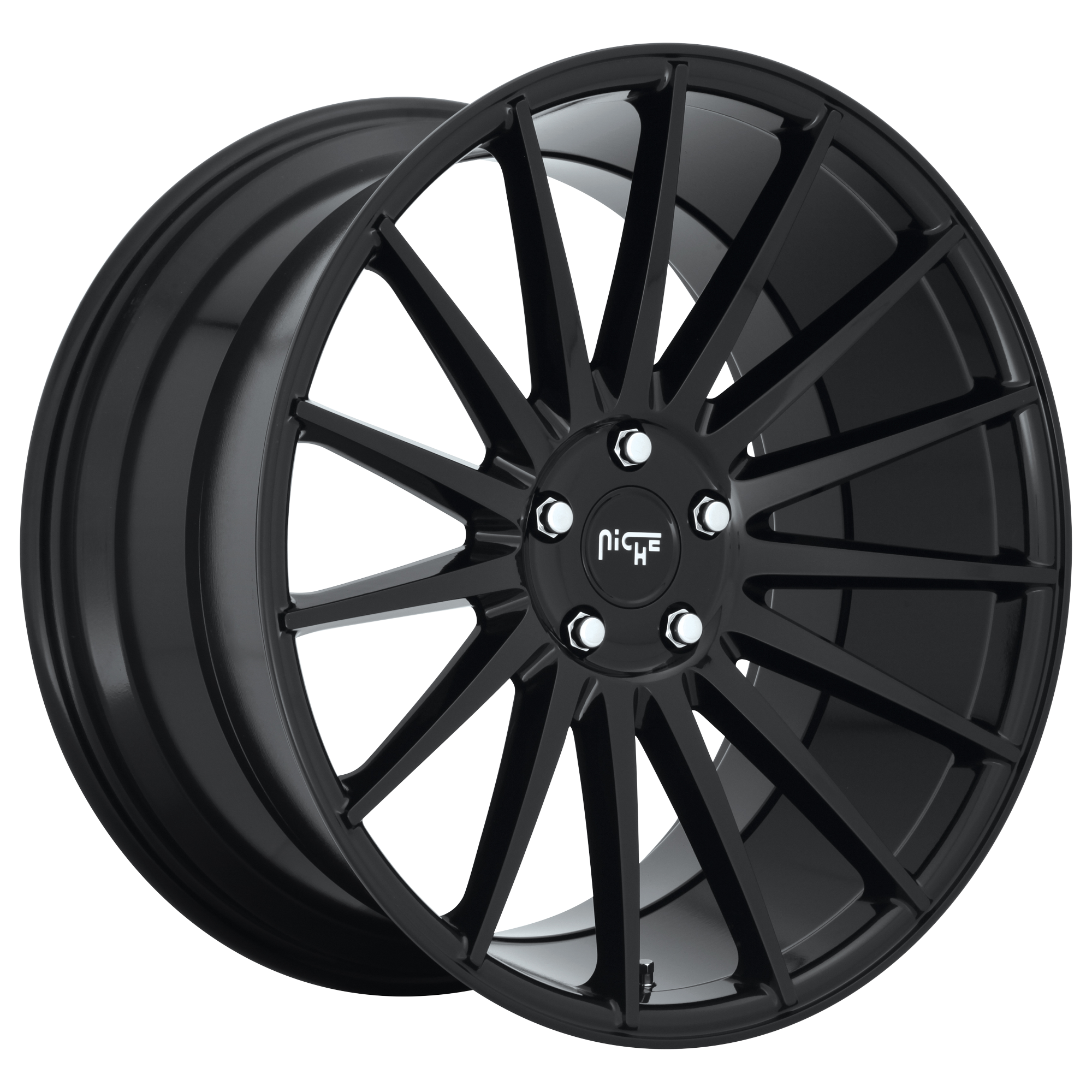 Niche 1PC M214 FORM 20x8.5 35 5x114.3/5x4.5 GLOSS BLACK