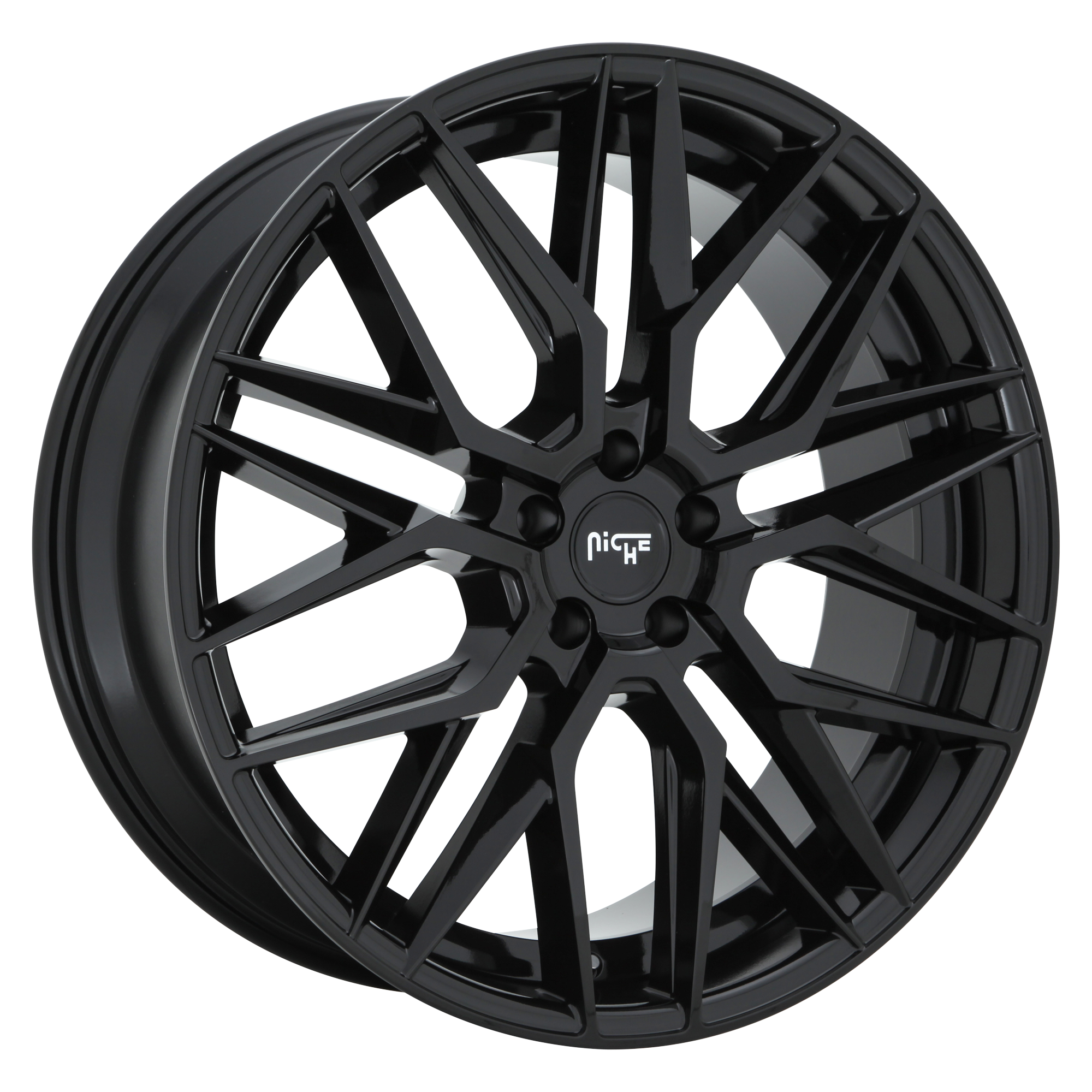 Niche 1PC M224 GAMMA 19x9.5 35 5x112/5x112 GLOSS BLACK