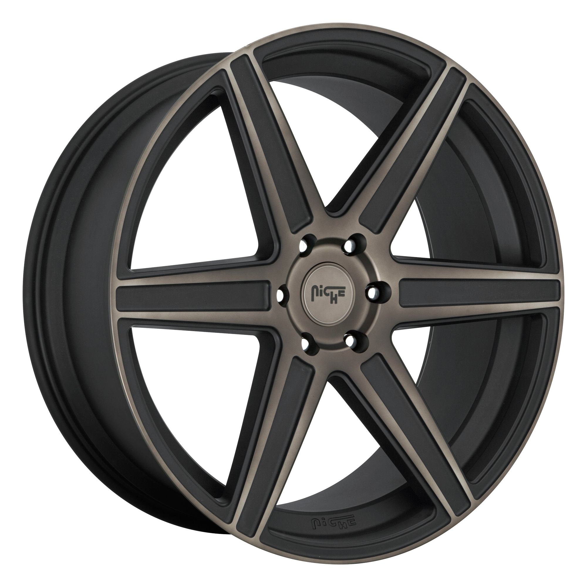 Niche 1PC M236 CARINA 24x10 30 5x150/5x150 MATTE MACHINED DOUBLE DARK TINT