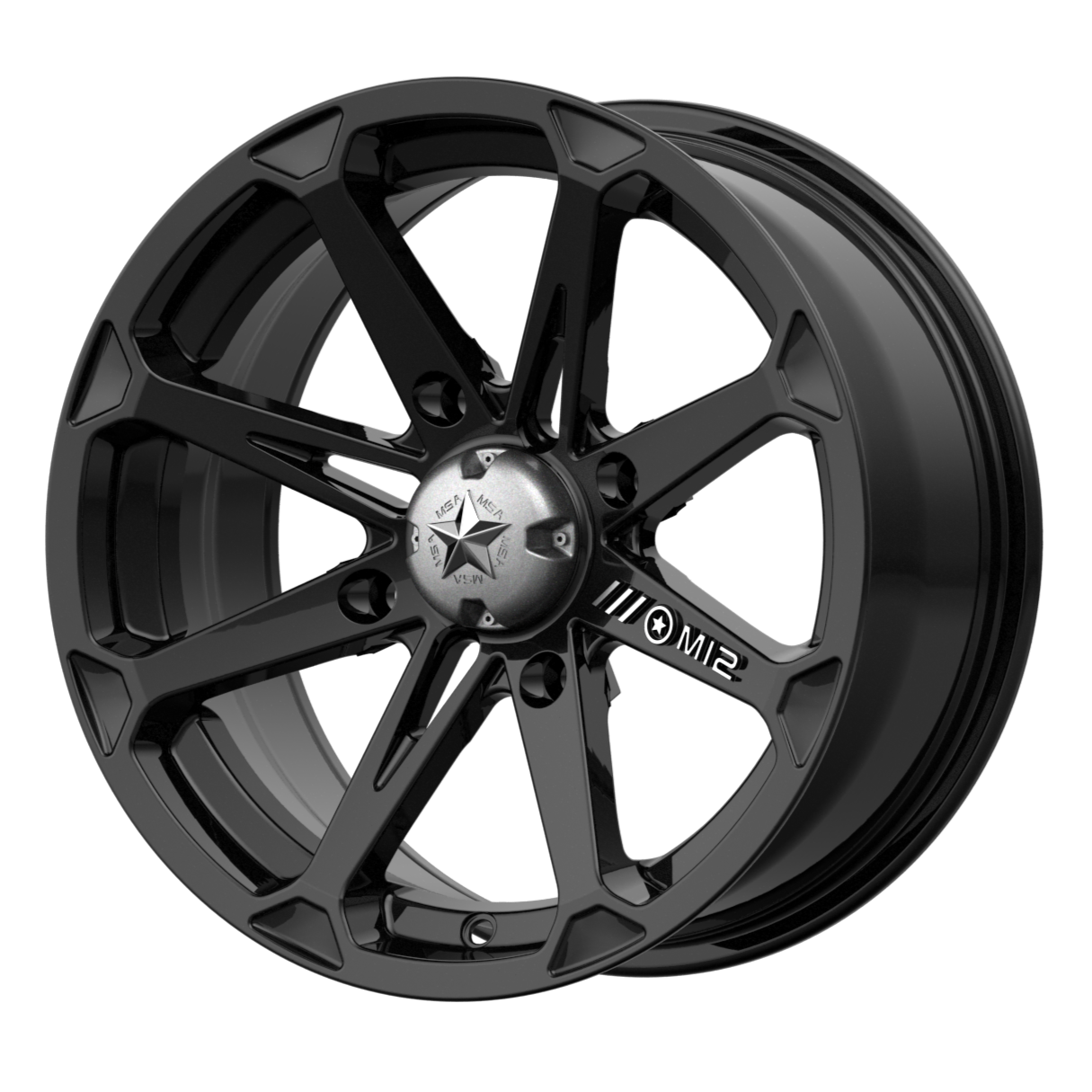 MSA Offroad Wheels M12 DIESEL 14x7 10 4x110/4x110 Gloss Black