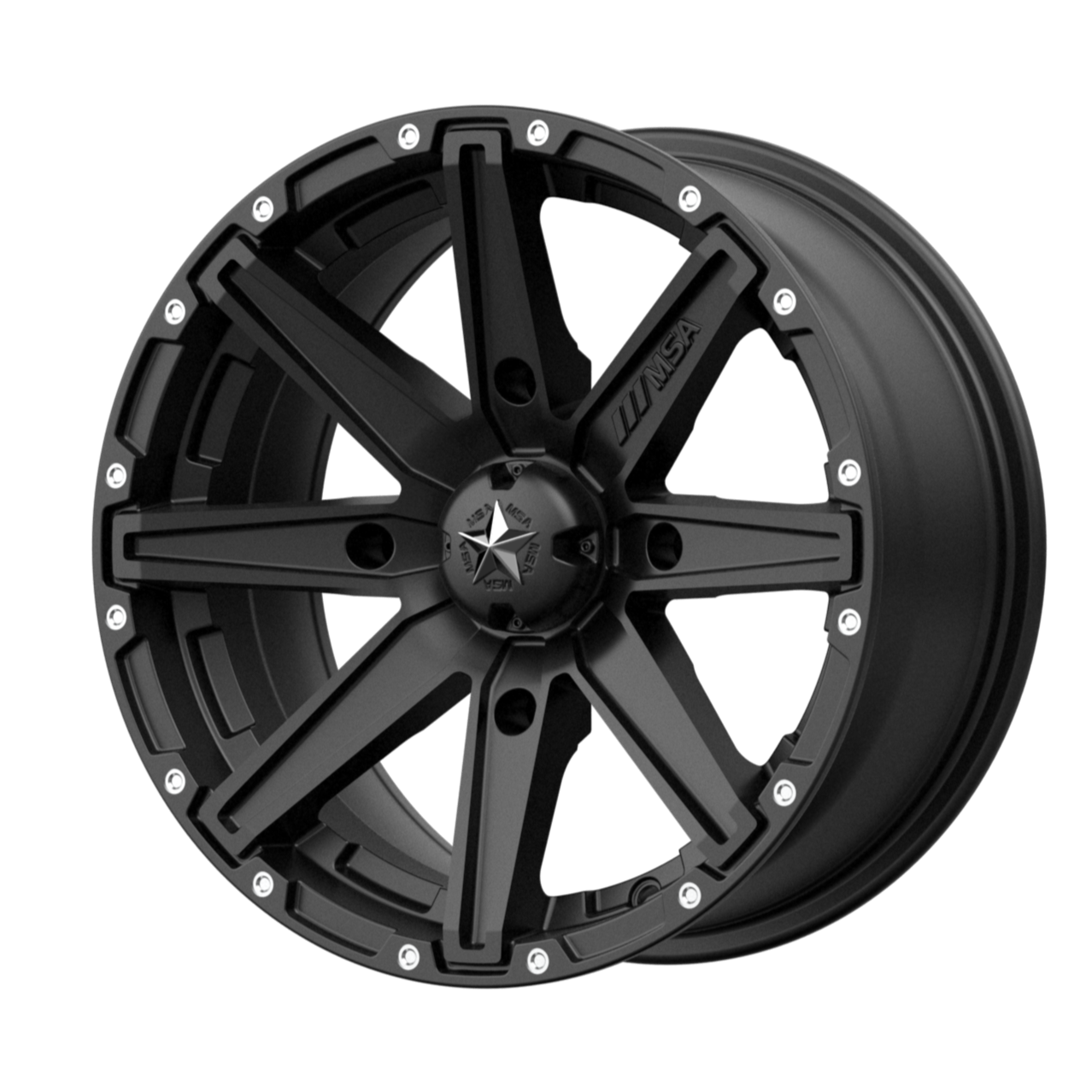 MSA Offroad Wheels M33 CLUTCH 14x10 0 4x156/4x156 Satin Black