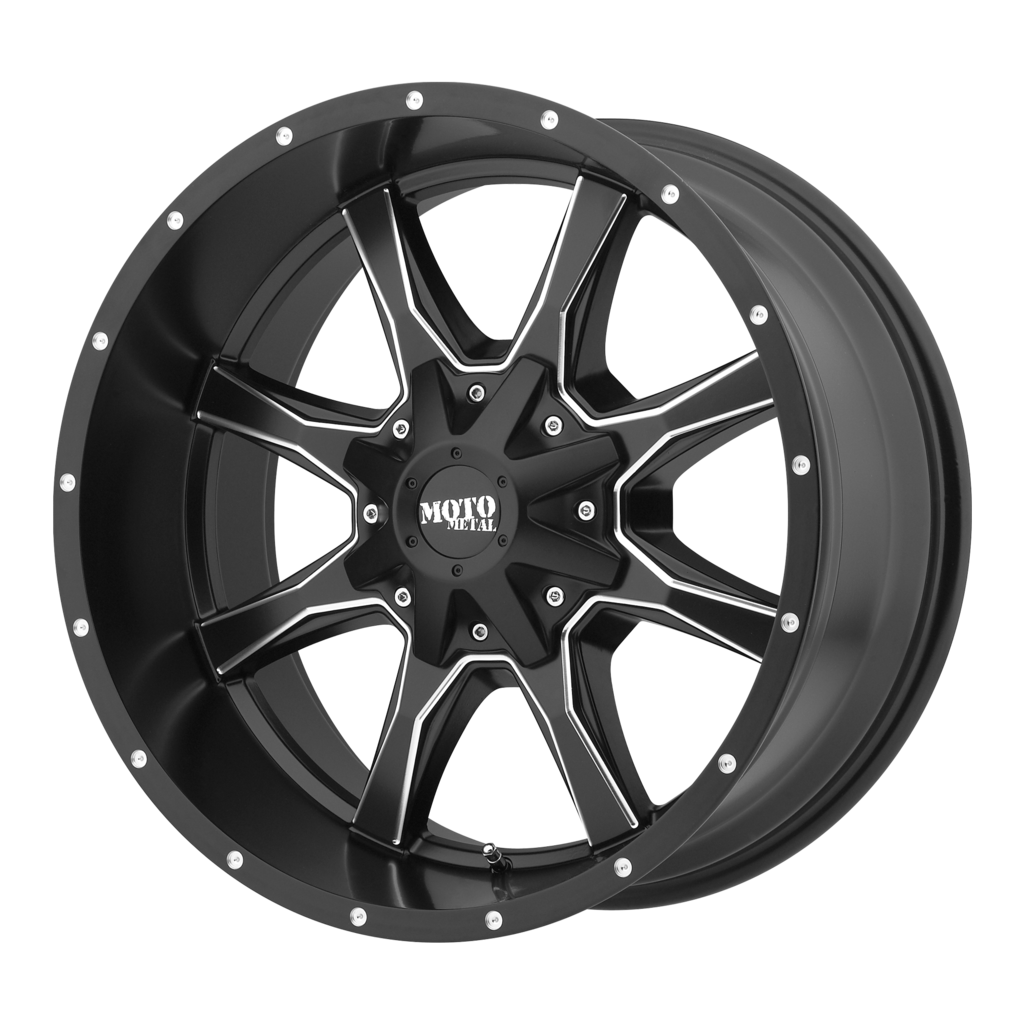 Moto Metal MO970 17X8 0 5X139.7/5X150/5X5.5/150 Satin Black Milled