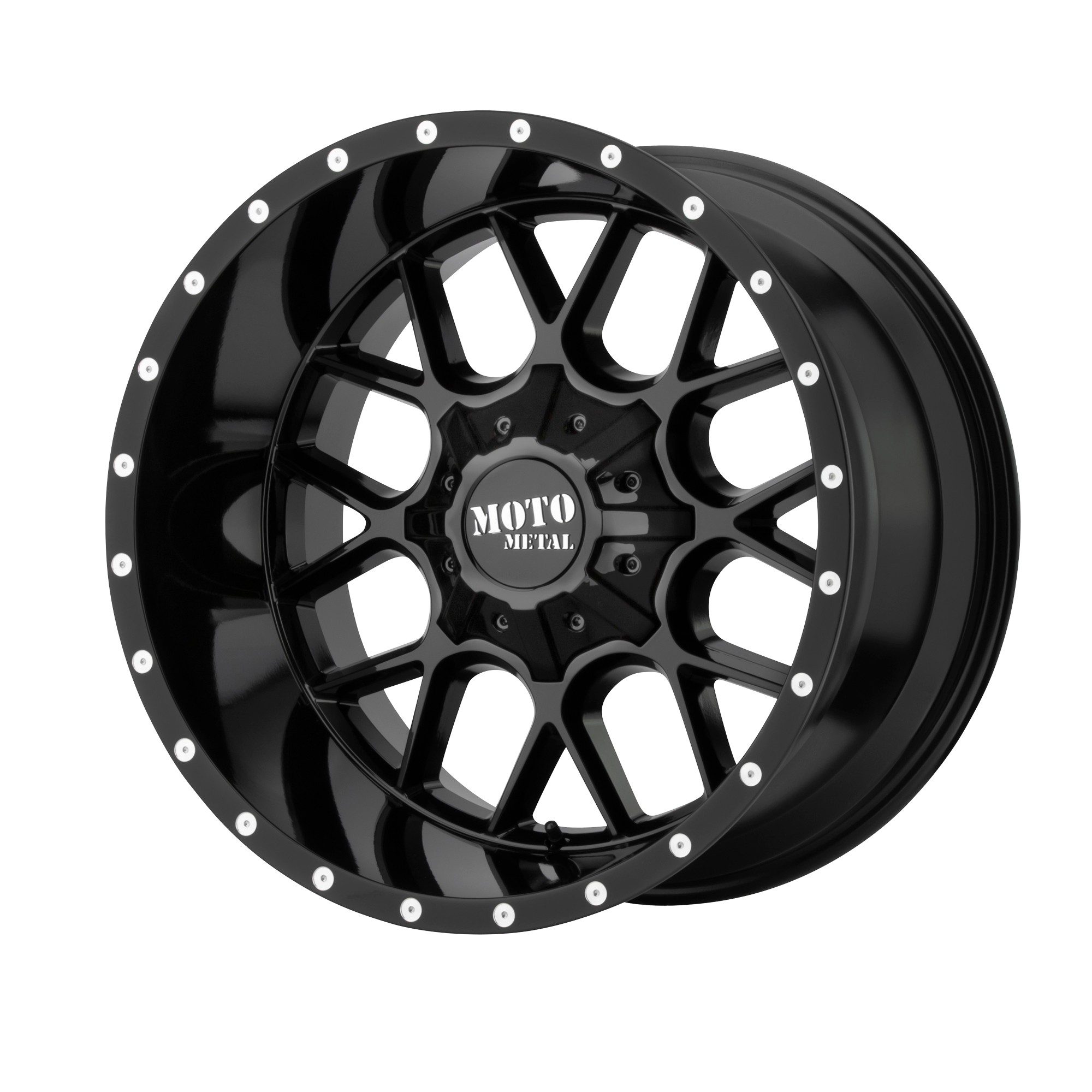 Moto Metal MO986 SIEGE 20x12 -44 8x165.1/8x6.5 Gloss Black