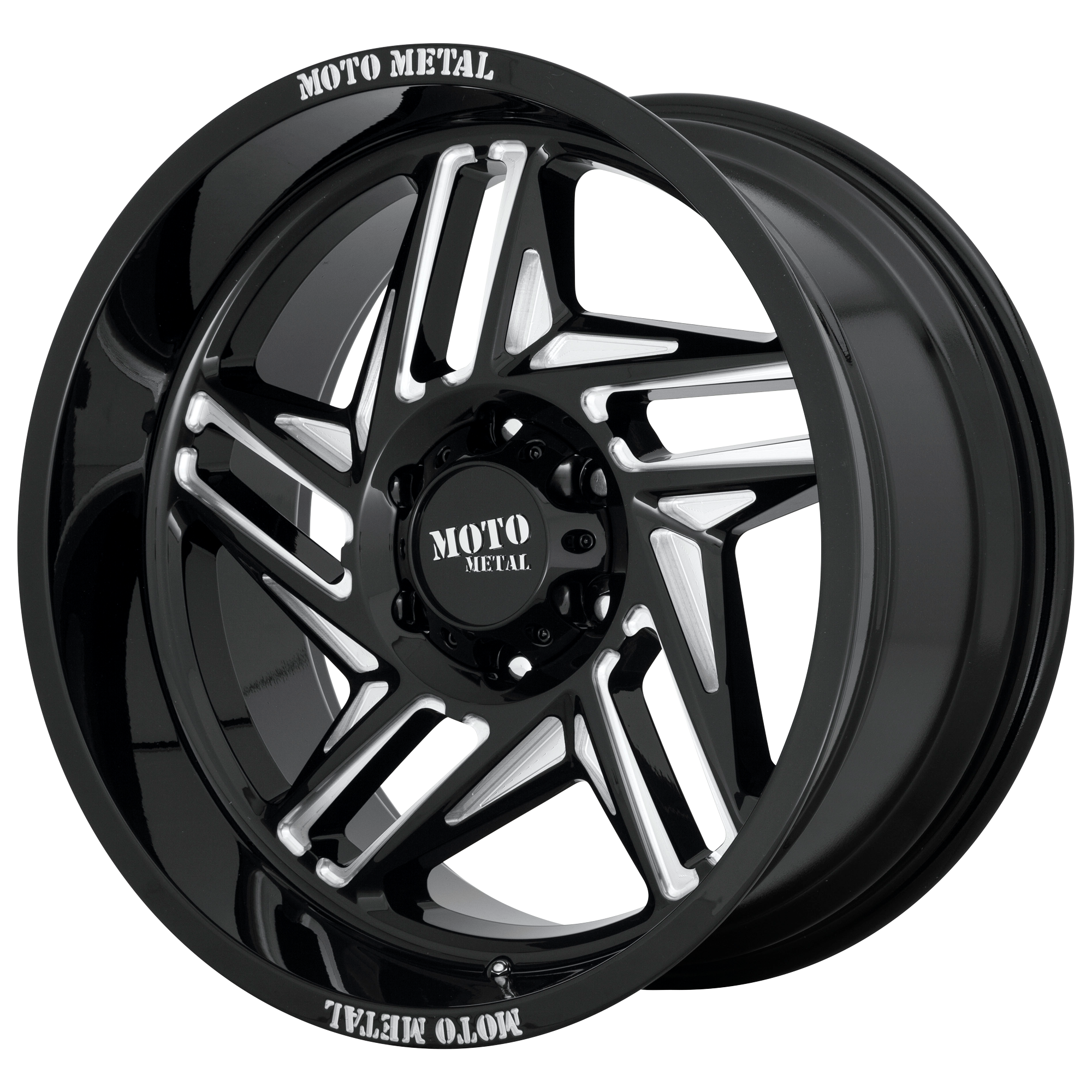 Moto Metal MO996 RIPSAW 20x12 -44 6x139.7/6x5.5 Gloss Black Milled