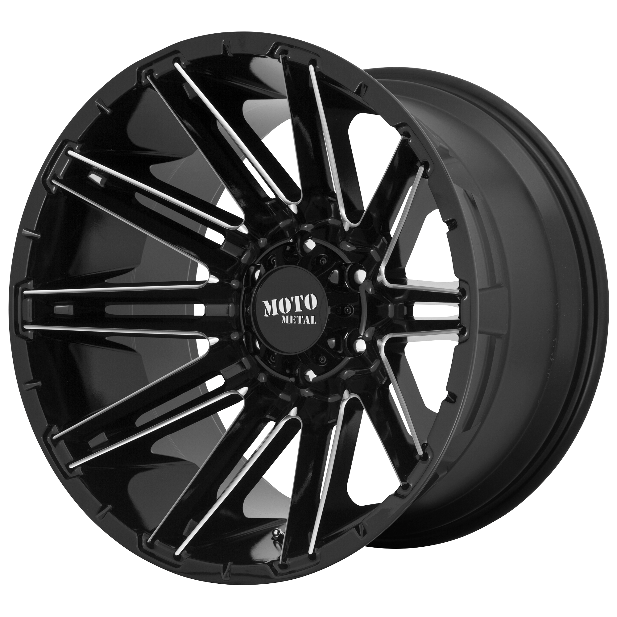 Moto Metal MO998 KRAKEN 20x9 0 8x170/8x6.7 Gloss Black Milled