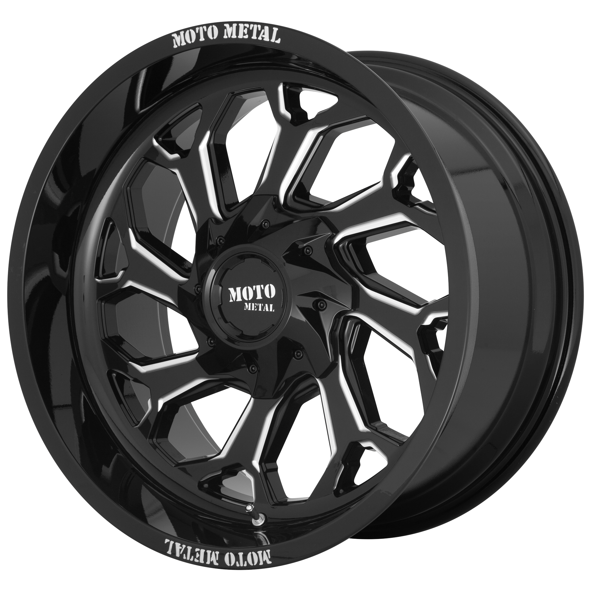 Moto Metal MO999 20x10 -18 6x135/6x139.7/6x135/5.5 Gloss Black Milled