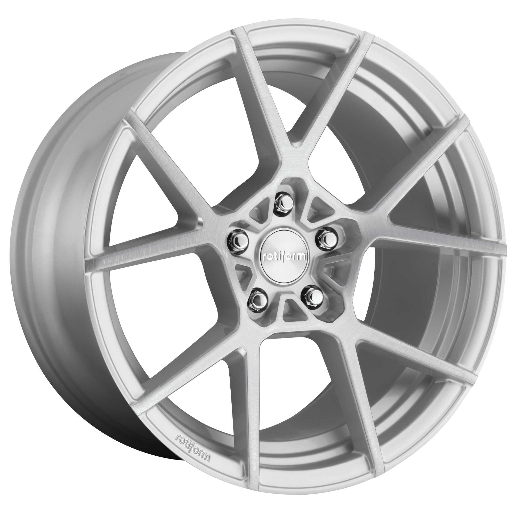 Rotiform 1PC R138 KPS 18x8.5 35 5x112/5x112 GLOSS SILVER BRUSHED