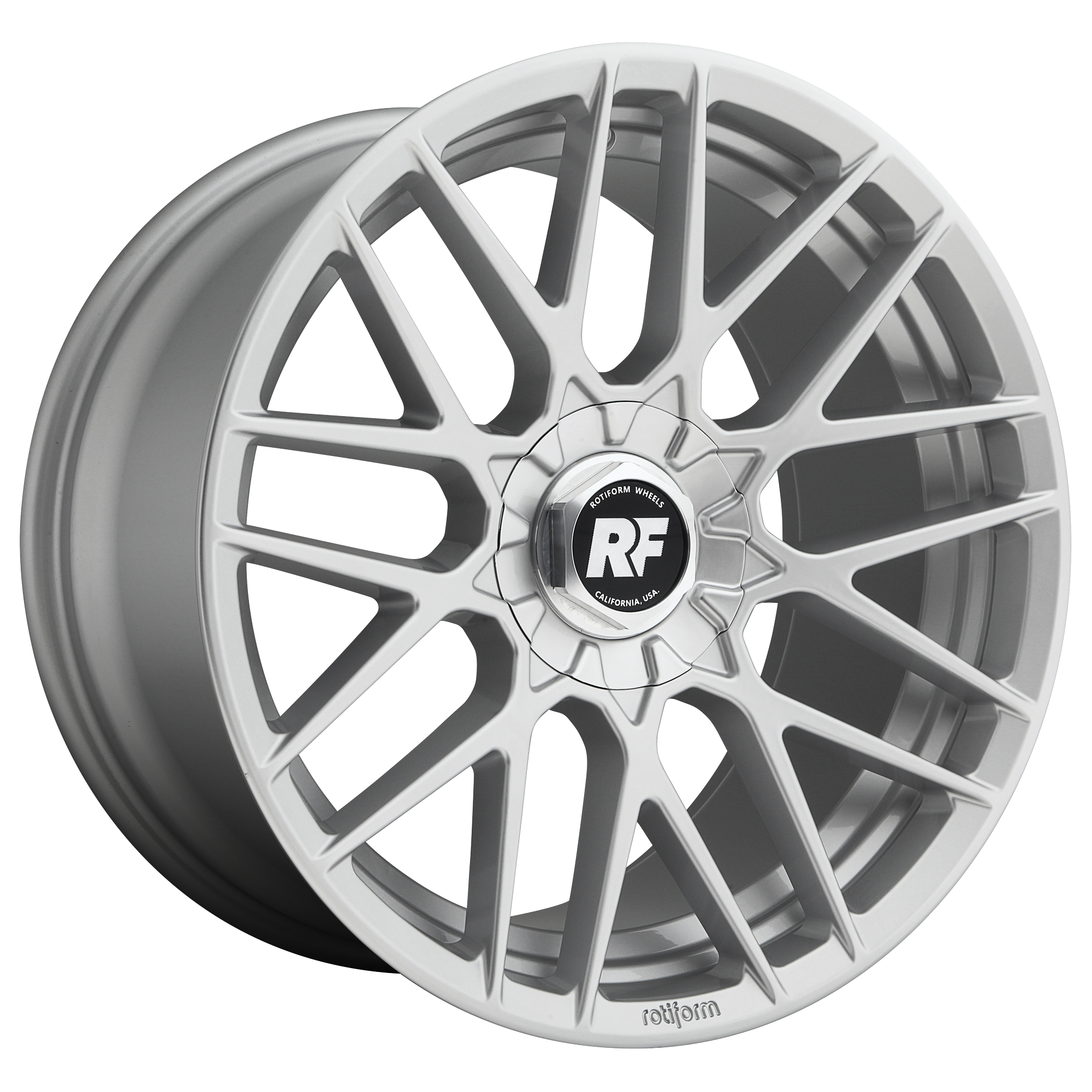 Rotiform 1PC R140 RSE 20x8.5 40 BLANK/BLANK GLOSS SILVER