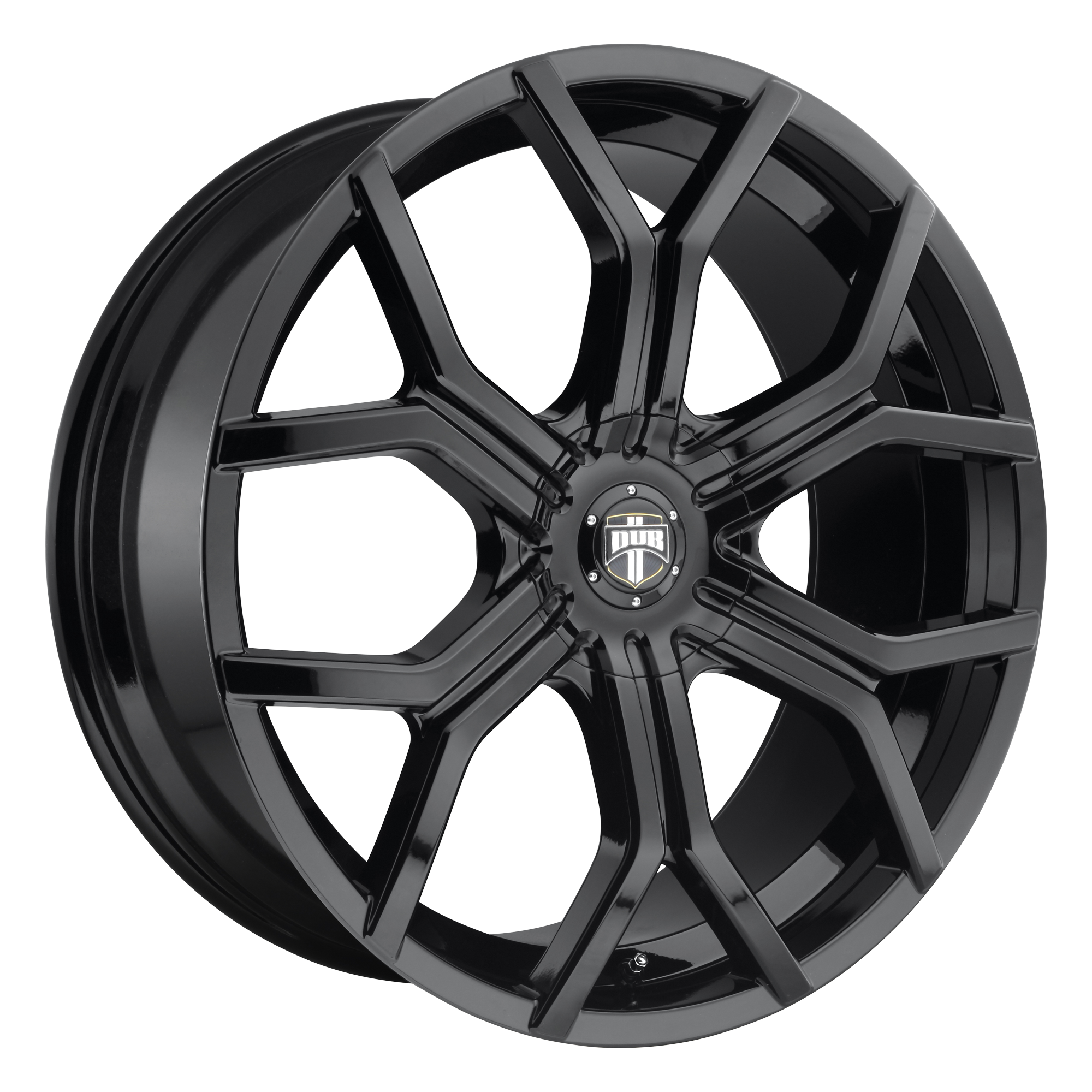 DUB 1PC S208 ROYALTY 24x9.5 30 6x135/6x139.7/6x135/5.5 GLOSS BLACK