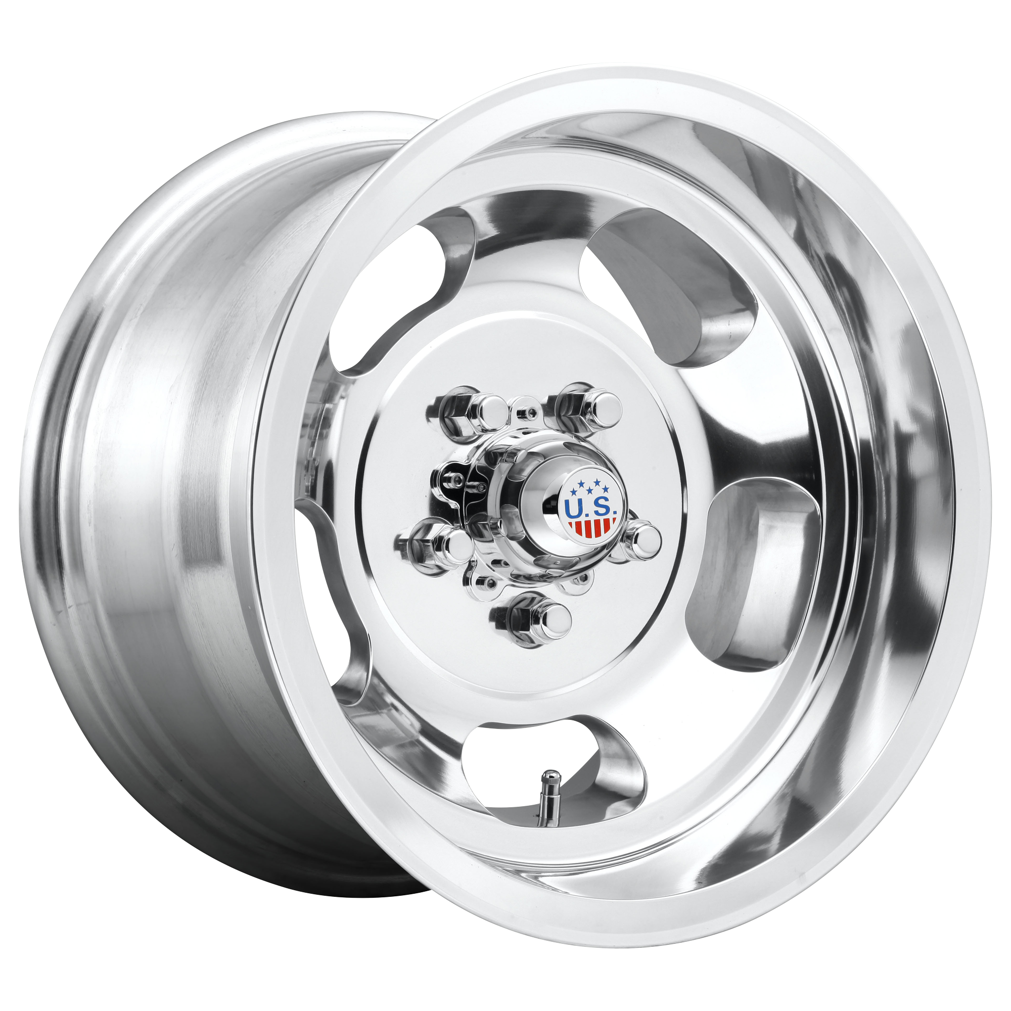 US Mag 1PC U101 INDY 15x7 -5 5x127/5x5.0 HIGH LUSTER POLISHED