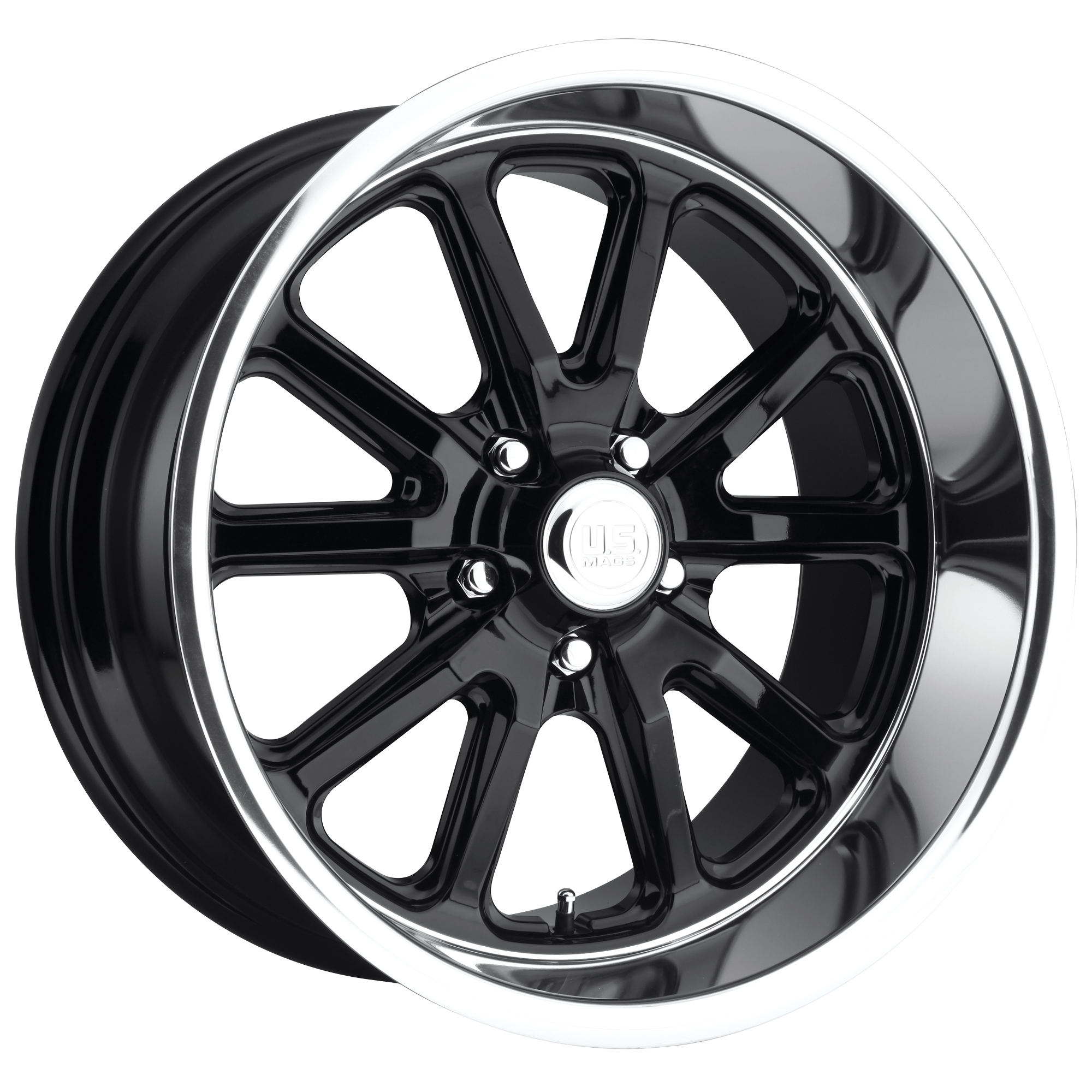 US Mag 1PC U121 RAMBLER 20x8 1 5x127/5x5.0 GLOSS BLACK