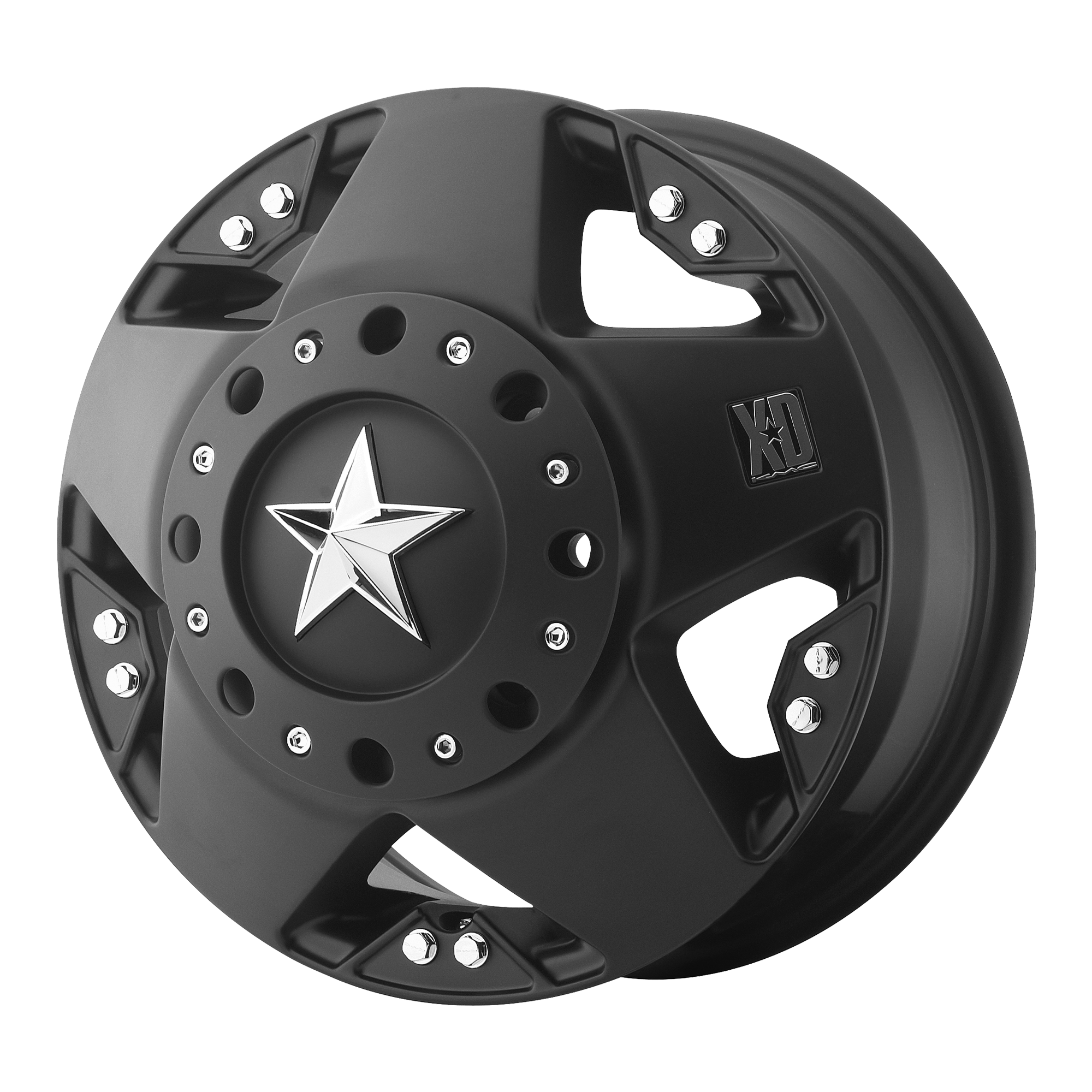 XD XD775 ROCKSTAR 16x6 111 8x170/8x6.7 Matte Black - Front