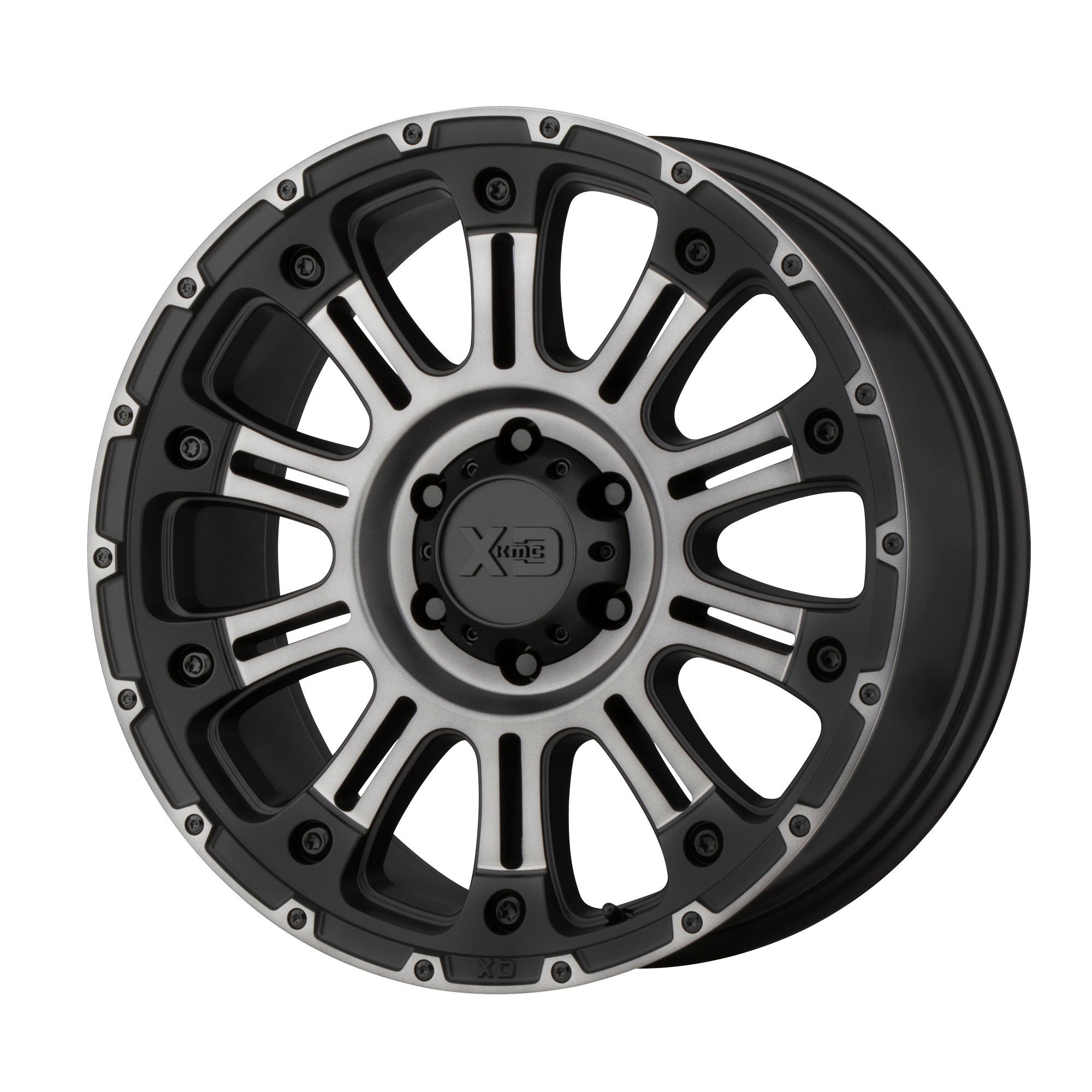 XD XD829 HOSS II 18X9 0 8X170/8X6.7 Satin Black Machined Gray Tint